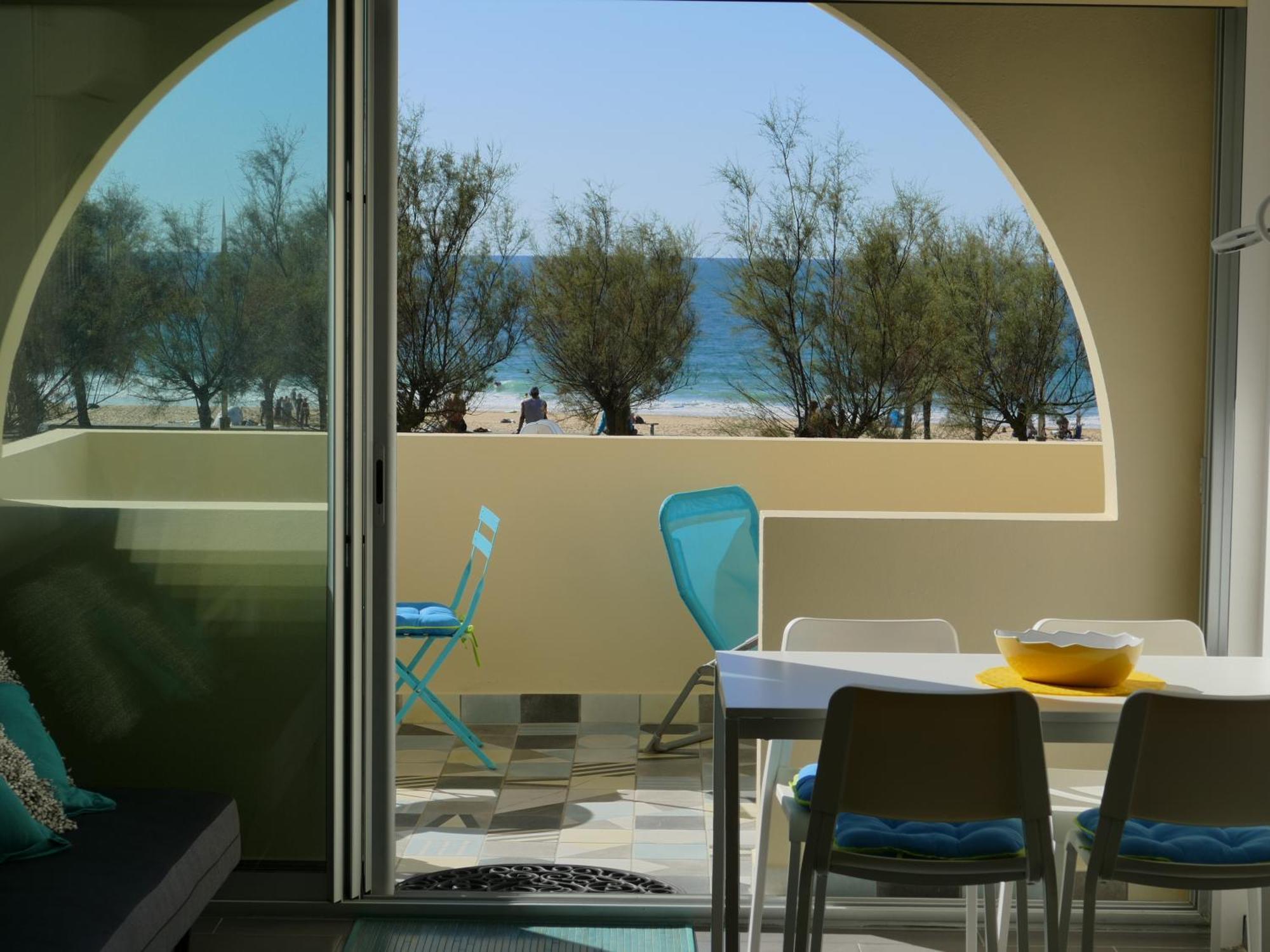 La Dune D'Or - Vue Mer, Studio Face A La Plage Avec Terrasse Soorts-Hossegor Exterior foto
